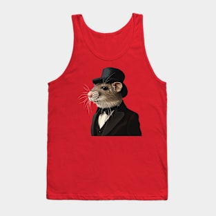 hamster gentleman Tank Top